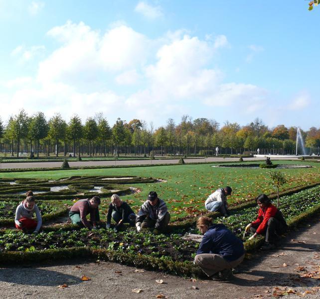 Gärtnerinnen in Schwetzingen
