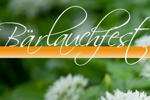 Titelmotiv des Bärlauchfestes in Kloster Lorch