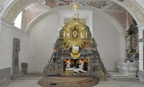 Kloster Schöntal, Heiliges Grab in der Klosterkirche an Karfreitag