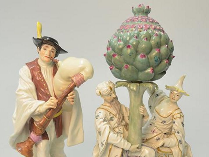 Schloss Bruchsal, Porzellanfiguren