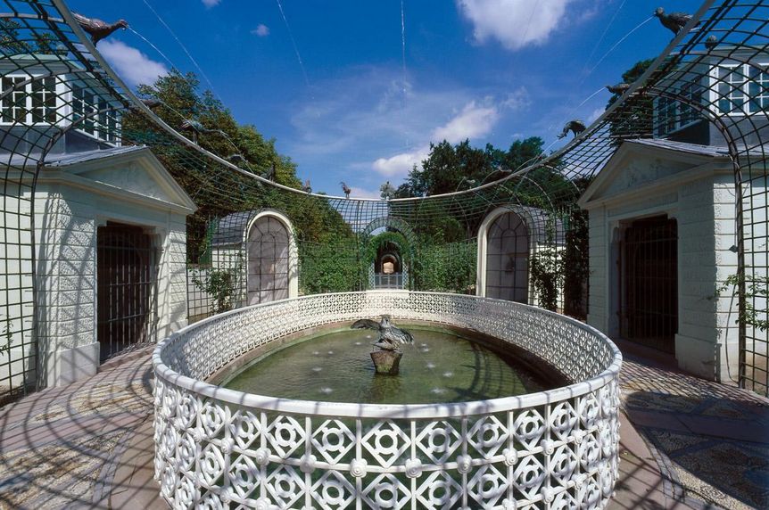 Brunnen im Schlossgarten Schwetzingen