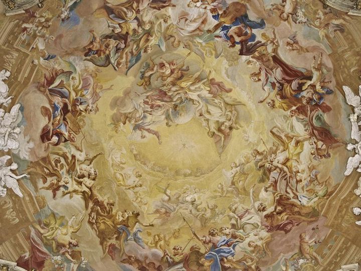 Foto: Staatliche Schlösser und Gärten Baden Württemberg, Steffen Hauswirth Residenzschloss Ludwigsburg, Deckengemälde der Schlosskapelle